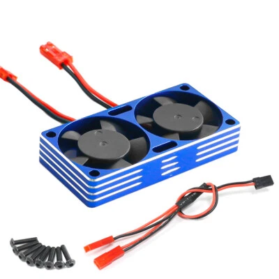 550 3650 3660 3670 Motor Cooling High Speed Dual Fan for OKHL 1/7 1/8 1/10 Model - Image 1 of 4