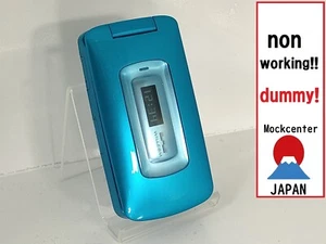 【Factice !】 TOSHIBA WX320T (couleur bleu) willcom-japon téléphone portable qui ne fonctionne pas - Photo 1 sur 3