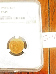 1925D XF $2.5 GOLD INDIAN - Picture 1 of 2
