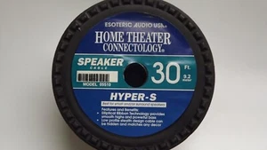 30' FT LOW PROFILE HYPER-S HOME THEATER ESOTERIC AUDIO SPEAKER WIRE - Picture 1 of 2