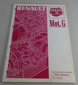 Manual de Taller Renault Motor Tipo G8T 706 Stand 1994 - Imagen 1 de 3