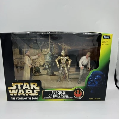 Kenner Star Wars POTF Escena de Cine Compra de los Droides 3.75" Conjunto de Figuras Nuevo Foto 1 de 3