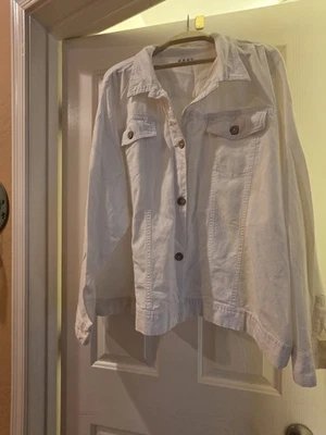 Chaqueta vaquera blanca 3x para mujer DÀSH USADA EN EXCELENTE ESTADO Foto 1 de 2