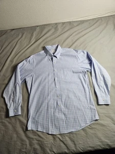 Brooks Brothers Regent Button Up Dress Shirt Mens Sz 17-35 Blue White Preppy NEW - Picture 1 of 8