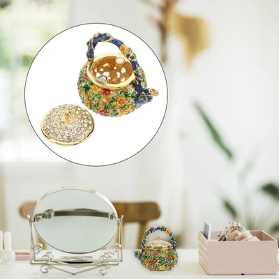  Reise Schmuckschatulle Aufbewahrungsbox Schmucktruhe Schmuckbehälter - Bild 1 von 4