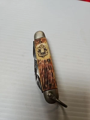 Vintage Imperial Boy Scouts of America "Be Prepared" Pocket Knife 4 Blades  - Image 1 of 4