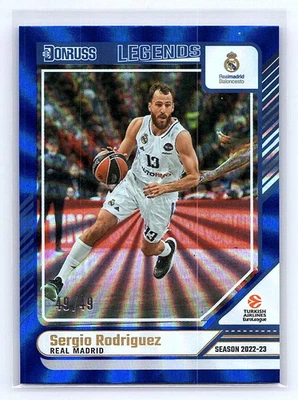 Sergio Rodriguez 2024-25 Donruss EuroLeague #173 Holo Blue Laser #/49 - Image 1 of 2