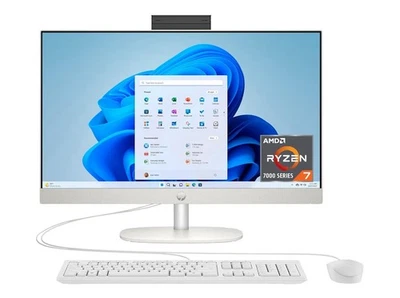 PC de sobremesa HP 24" todo en uno - Ryzen 7 7730U, 16GB RAM, 512GB SSD, Win 11. Foto 1 de 3