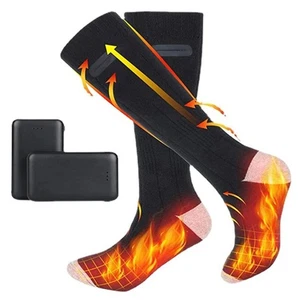 Winter Electric Heated Socks Rechargeable Battery Warm Socks Foot Warmer NEW - Bild 1 von 11