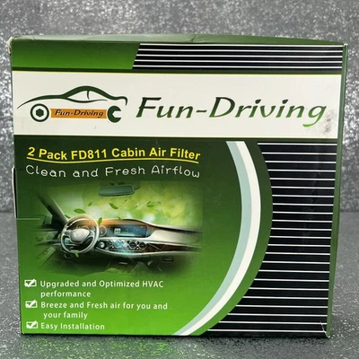 Paquete de 2 filtros de aire de cabina Fun-Driving FD811 Mazda 3 6 CX-5 FD 811 HVAC CF11811 Foto 1 de 2