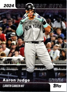 2025 Topps Series 1 - 2024 Greatest Hits Aaron Judge #GH-16 - Picture 1 of 2