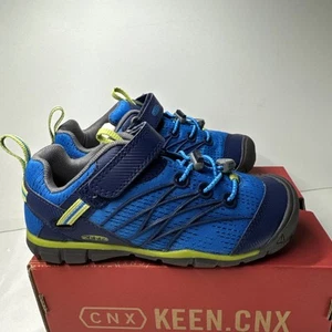 Keen Chandler Cnx Boys Hiking Sneakers Shoe Sz 13 Brilliant Blue/blue Depths - Picture 1 of 8