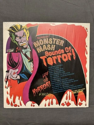 Редкий винтажный альбом MONSTER MASH Sounds of Terror Halloween истории ужасов звуки - Изображение 1 из 4