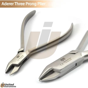 Orthodontic Dental Utillity Aderer Three Prong Plier Wire Bending Forming Pliers - Picture 1 of 3