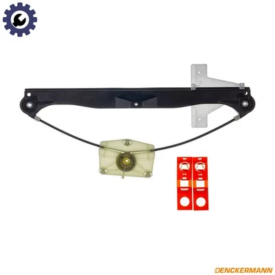 WINDOW REGULATOR L000082 FOR AUDI CDLC/BZC/CDLA/BHZ/BPY/CBFA/AXX/CCZA/BWA 2.0L - Image 1 of 4