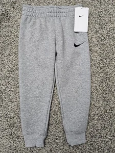 Nike Boys Sweatpants Pants Dark Heather Gray Size 4 XS Swoosh - Picture 1 of 5
