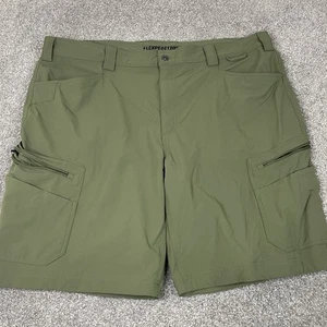 Duluth pantaloncino uomo 44 verde Flexpedition elasticizzato lavoro outdoor vestibilità rilassata 11" - Foto 1 di 10