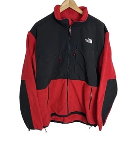 The North Face Denali Men’s Red Polartec Recycled Fleece Full Zip Jacket Sz 2XL - Picture 1 of 8