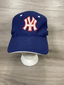 Gorra de béisbol Yankee Hater azul gancho acrílico correa Yankees Red Sox usada en excelente estado - Imagen 1 de 6