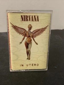 Nirvana In Utero Cassette 1993 DGCC-24607 Geffen Kurt Cobain - Picture 1 of 6