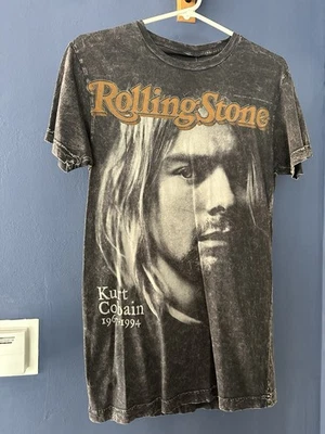 Nirvana KURT COBAIN Rolling Stone Cover 1967-1994 Size S T Shirt w/ Tags - New! - Image 1 of 4