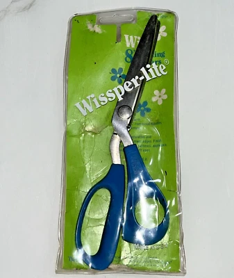 Vtg WISS Pinking SHEARS Scissors 8" Patterns Crafts Fabric Cloth USA Stainless - Image 1 of 4