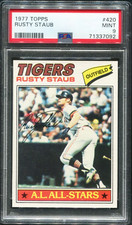 1977 Topps #420 Rusty Staub PSA 9 Mint!