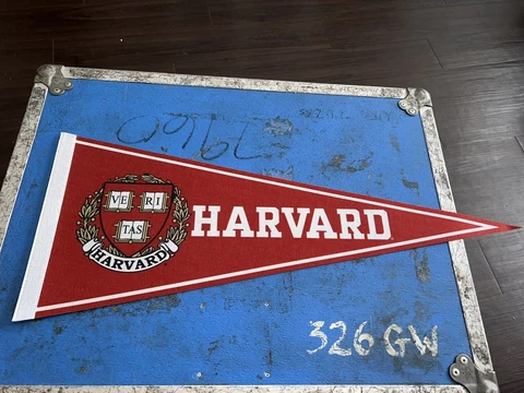 Harvard Crimson Felt Pennant NCAA 12x30 Official Collegiate Cover
