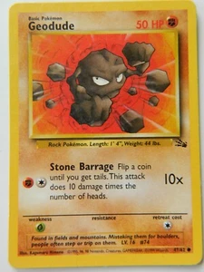 Vintage Geodude, 50HP Unlimited Version, Pokemon Card 47/62 - Bild 1 von 1