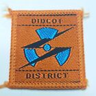 Didcot English District Scout Patch Scouting Badge Grey Back
