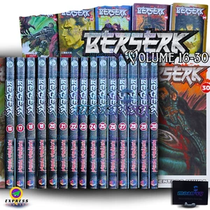 Berserk Manga English Volume 16-30 Full Set Comic Books New by Kentaro Miura - Picture 1 of 16