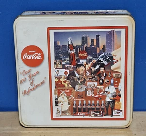 1999 Coca Cola Over 100 Years of Refreshment Tin Container - Picture 1 of 8