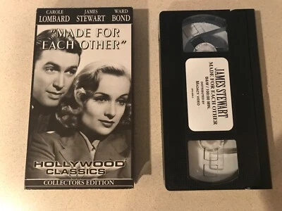 "Made for Each Other" (VHS, 1994) Carole Lombard, James Stewart, Ward Bond Foto 1 de 3