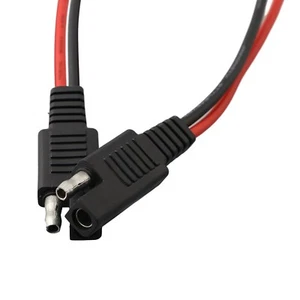 Stable SAE Power Extension Cable 18AWG 0 5Ft for Solar Panel Connectors - Picture 1 of 12