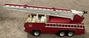 Vintage 1970’s Tonka 25" Metal Fire Truck with Swivel & Extension Ladder # 13200 - Picture 1 of 7