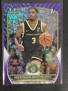Keeshawn Barthelemy 2022-23 Bowman U 1st Chrome Purple Mini-Diamond /399 #17 - Picture 1 of 2