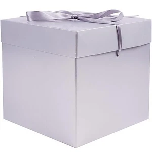 Medium Gift Box with Lids Ribbon and Paper Filler for Birthdays Christmas Fat... - Picture 1 of 7