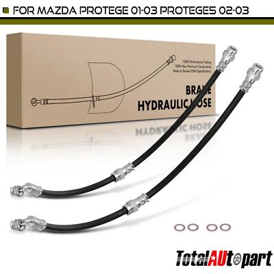 2x Manguera hidráulica de freno para Mazda Protege 2001-2003 Protege5 02-03 L4 2,0 L trasera Foto 1 de 4