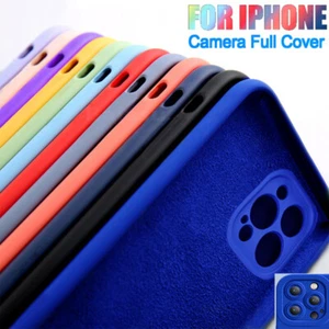 Original Liquid Silicone Case For iPhone 16 15 14 13 12 11 Pro Max 8 Plus Cover - Picture 1 of 24