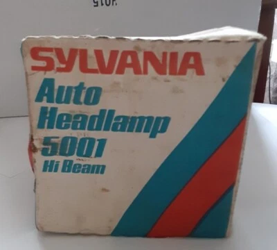 Vintage Sylvania Auto Headlamp #5001 Hi Beam - Image 1 of 4
