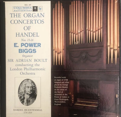The Organ Concertos Of Handel (1959) E Power Biggs Nos. 13-16 Adrian Boult 6 Eye - Image 1 of 4