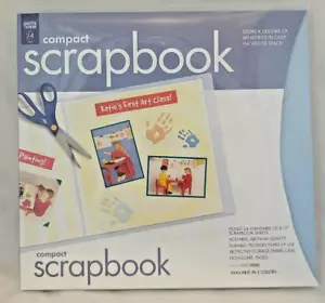 PORTA VIEW Light Blue Compact Scrapbook- Holds 24 12" x 12" Scrapbook Sheets NEW - Picture 1 of 5