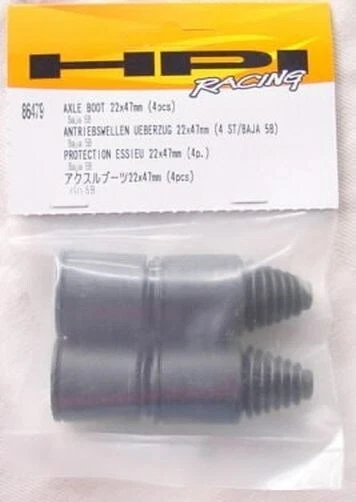 HPI Baja 5B Buggy Axle Boots (22x47mm) HPI86479 - Image 1 of 1