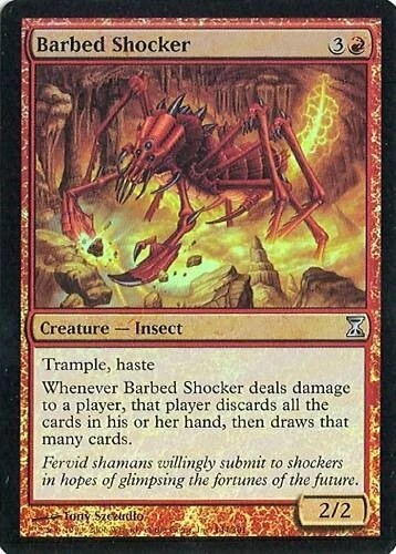 MTG - Time Spiral - Barbed Shocker - Foil - NM - Image 1 of 1