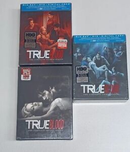 True Blood Seasons 2, 3 and 4 Blu-Ray/DVD *Brand New, Sealed