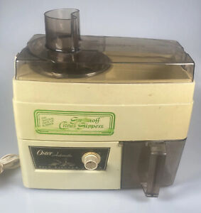 Vintage 80’s Oster Pulp Ejector Juicer 363-06A Smirnoff Citrus Sippers