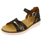 Ladies Remonte D2046 Full Back Sandals, Removable Insole And Adjustable Strap