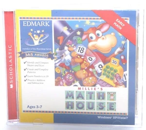 2010 Edmark's Millie's Math House Educational PC Computer Game Windows XP Comple - Picture 1 of 5