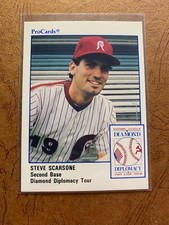 STEVE SCARSONE 1989 ProCards Eastern League USSR Diamond Diplomacy PWE SHIP