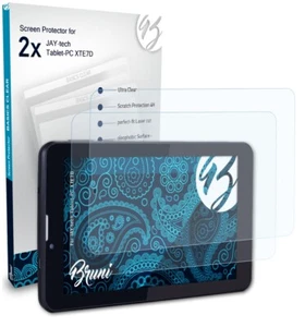 Bruni 2x Protective Film for JAY-tech Tablet-PC XTE7D Screen Protector - Afbeelding 1 van 8